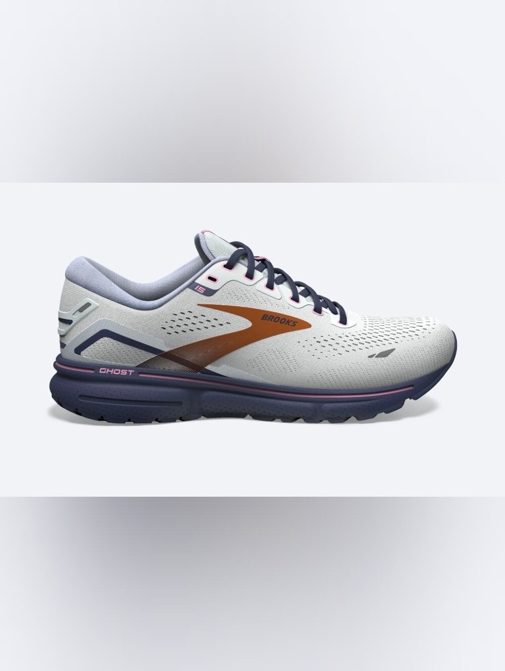 Brooks Ghost 15  Women's way Spa Blue/Neo Pink/Copper Size 9.5B